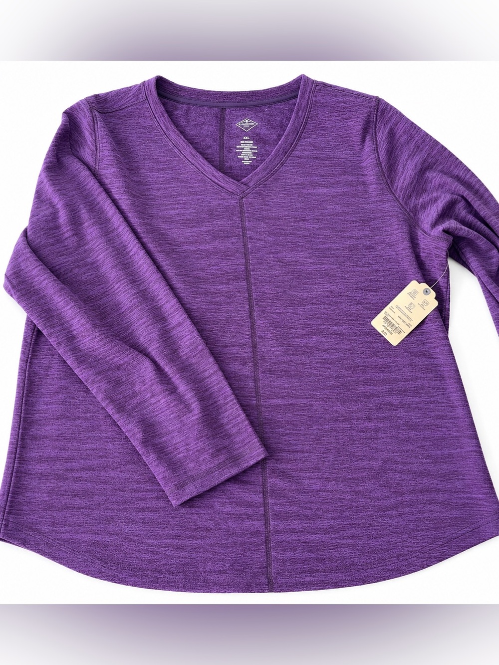 XXL fleece V-neck